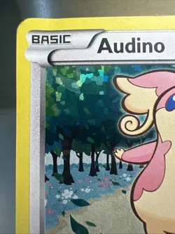 Pokemon Card Audino 12/12 McDonald's 2011 Holo LP - Image 2