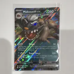 Mabosstiff ex 086 SV Scarlet & Violet Promo Cards Holo English Pokemon TCG - Image 1