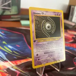 Pokemon Card - Unown [H] Neo Destiny 28/105 1st Edition Rare - Image 4