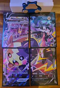 Pokemon TCG Morpeko V-UNION 4-Card Set Crown Zenith 15-18/159 Holo EN - Image 1