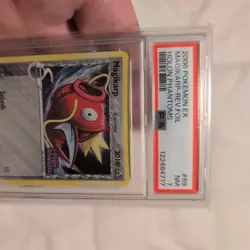 2006 POKEMON EX HOLON PHANTOMS #69 MAGIKARP-REVERSE FOIL PSA 7 - Image 3