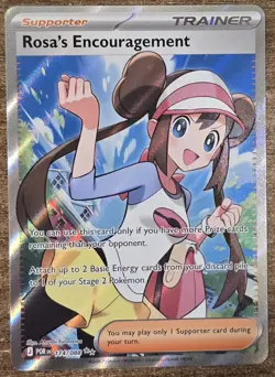 Pokemon Rosa’s Encouragement 114/088 NM Full Art Ultra Rare Perfect Order - Image 1