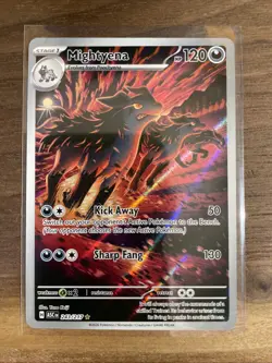 Pokemon Mightyena Asened Heroes IR Holo 120 HP 243/217 EN - Image 1
