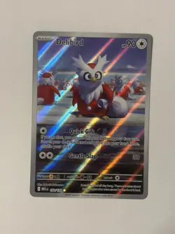 Pokemon Delibird 152/132 Me01 Mega Evolution Illustration Rare Holo 90 HP ENG - Image 1