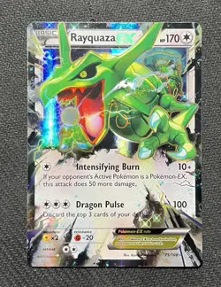Rayquaza EX 75/108 Holo Ultra Rare XY - Roaring Skies Pokemon 2015 MP - Image 1