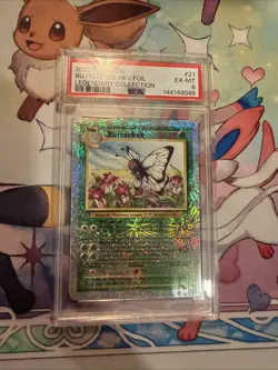 Pokemon TCG Butterfree 21/110 Legendary Collection 2002 Reverse Holo PSA 6 - Image 1