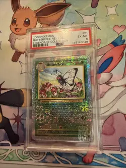 Pokemon TCG Butterfree 21/110 Legendary Collection 2002 Reverse Holo PSA 6 - Image 3