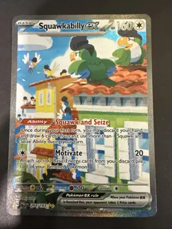 Pokemon TCG Squawkabilly ex 264/193 Paldea Evolved Special Illustration Rare NM - Image 1