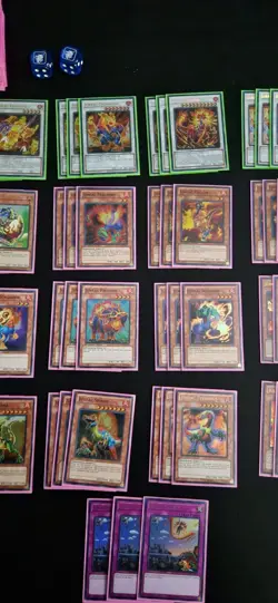 Yugioh Yu-Gi-OH! Jurrac Deck Core, Complete 3 Of All Cards In Foil - Image 5