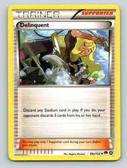 Delinquent 98a/122 Promo Alternate Art Promos Pokemon Lightly Played - Image 1