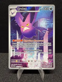Nintendo Pokemon TCG Crobat 093/095 CRI Holo Rare Stage 2 130 HP ENG - Image 1