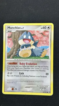 Munchlax 68/100 Common Majestic Dawn Pokemon Lightly Played - Image 1
