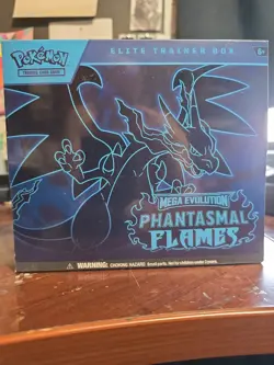 🔥 Pokemon TCG: Phantasmal Flames Elite Trainer Box (ETB) – Factory Sealed – NEW - Image 1