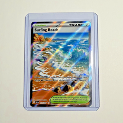 Surfing Beach 114/086 Rare Full Art Holo Pokemon TCG - Image 1