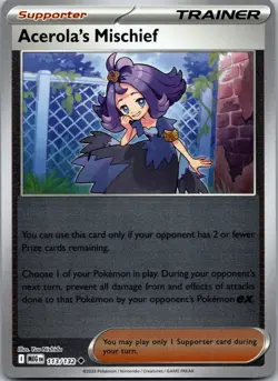 Acerola's Mischief 180/217 UC Ascended Heroes Pokemon Reverse Holo Near Mint - Image 1