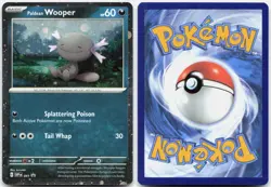Paldean Wooper 041 Promo Scarlet & Violet Promo Pokemon Holo Cosmo Holo NM/LP - Image 3