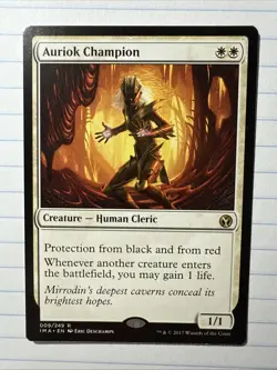 Auriok Champion Iconic Masters Regular Card - Image 1