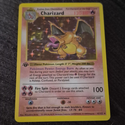 Charizard 4/102 Base Set Shadowless Holo Rare 120 HP 1999 Stage 2 - Image 1