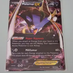 Pokemon TCG Malamar EX 58/119 XY Phantom Forces Ultra Rare Holo English 170 HP - Image 1