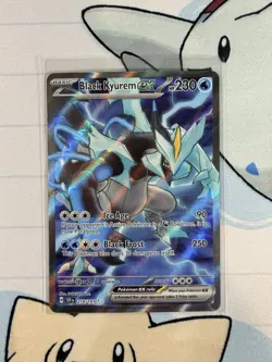 Black Kyurem ex 218/191 Ultra Rare Surging Sparks Pokemon Holo Near Mint - Image 1