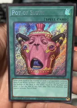 *SECRET RARE* Pot of Sloth | CORI-EN061 | Yu-Gi-Oh! Chaos Origins 1st Edition - Image 1