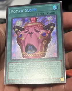 *SECRET RARE* Pot of Sloth | CORI-EN061 | Yu-Gi-Oh! Chaos Origins 1st Edition - Image 2