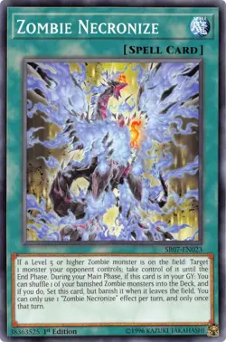 Zombie Necronize SR07-EN023 Structure Deck: Zombie Horde Yu-Gi-Oh 1st Ed NM/M - Image 1