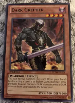 Yugioh Dark Grepher LCYW-EN208 1st Edition Common NM/LP - Image 1
