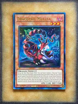 Yugioh Dracotail Mululu JUSH-EN005 Ultra Rare 1st Ed LP - Image 1