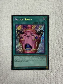 Yu-Gi-Oh! Pot of Sloth CORI-EN061 Secret Rare NM/M - Image 1