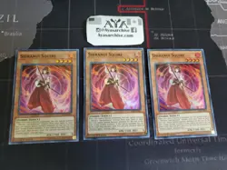 Shiranui Squire SAST-EN019 Super Rare 1st NM - YUGIOH A+ - Image 1