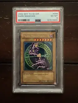Konami Yu-Gi-Oh! TCG Dark Magician SDY-006 Unlimited PSA 6 (2002) - Image 1