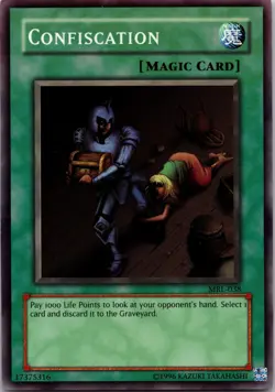 Confiscation MRL-038 Super Rare Magic Ruler Yu-Gi-Oh Unlimited LP - Image 1