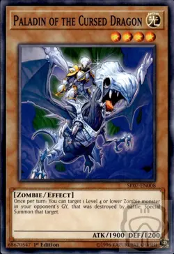 Paladin of the Cursed Dragon SR07-EN008 Zombie Horde Yu-Gi-Oh 1st Edition NM/M - Image 2