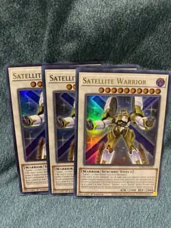 Yu-Gi-Oh! - x3 Satellite Warrior - LDS3-EN121 - Ultra Rare - 1st Ed - NM/M -NEW - Image 1