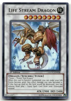 Life Stream Dragon EXVC-EN038 | Ultra Rare 1st Edition | NM | Yugioh - Image 1