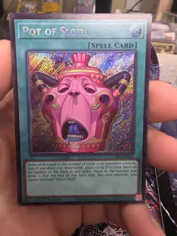 Pot of Sloth 1st Edition Secret Rare CORI-EN061 Yu-Gi-Oh! - Image 1