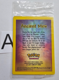 Ancient Mew SEALED Pokemon TCG Unopened 2000 Movie Promo Holo Card - VERY RARE - Image 2