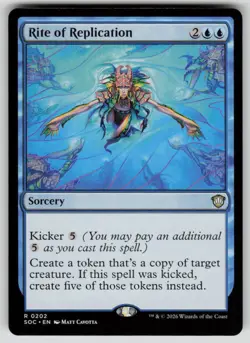 Rite of Replication Rare Commander: Secrets of Strixhaven 202 MTG Near Mint 2026 - Image 1