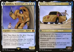 Goldbug, Humanity's Ally // Goldbug, Scrap The Brother's War Transformers LP MTG - Image 1