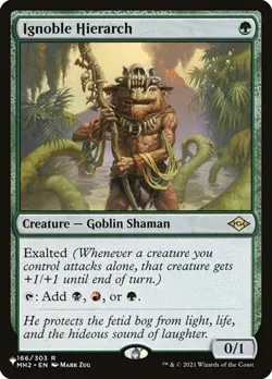 Ignoble Hierarch The List LP MTG - Image 1