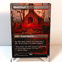 Magic: The Gathering Blood Crypt 0349 ECL Borderless Land Rare English - Image 1
