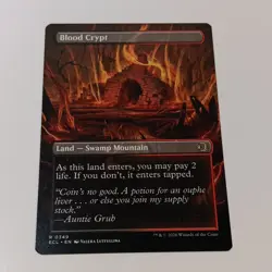 Magic: The Gathering Blood Crypt 0349 ECL Borderless Land Rare English - Image 4
