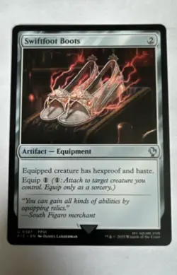 Swiftfoot Boots Commander: Final Fantasy Regular MTG - Image 1