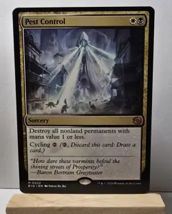 MTG Outlaws of Thunder Junction: The Big Score Pest Control 0022 Mythic - Image 1