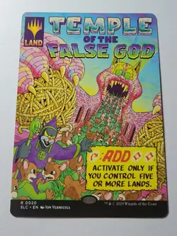 Temple of the False God, NON-FOIL - Secret Lair Encyclopedia of Magic A-Z MTG - Image 1