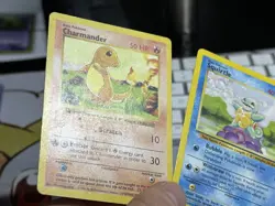 Charmander SHADOWLESS Pikachu Squirtle LEGENDARY COLLECTION Pokemon Card WOTC - Image 4
