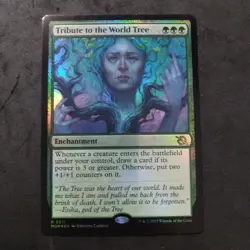 MTG Tribute to the World Tree (Foil) - March of the Machine (MOM) #211 - Image 1