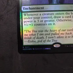 MTG Tribute to the World Tree (Foil) - March of the Machine (MOM) #211 - Image 5
