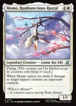 Momo, Rambunctious Rascal - Foil TLE NM MTG - Image 1
